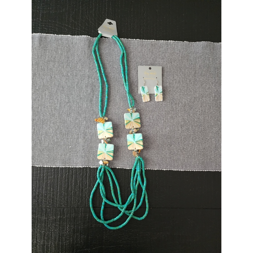 Key West jewelry set necklace with earings